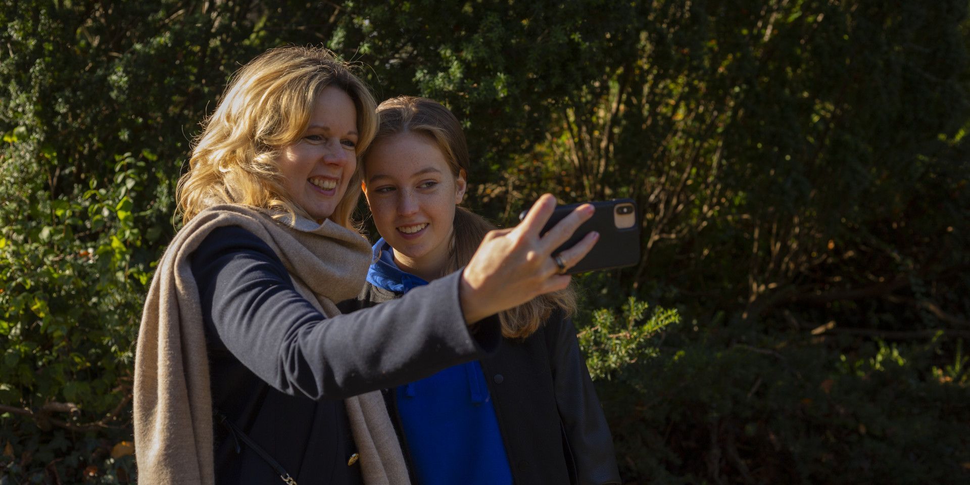 selfie moeder dochter