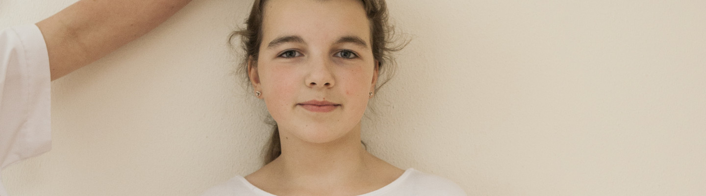 lengte meting meisje